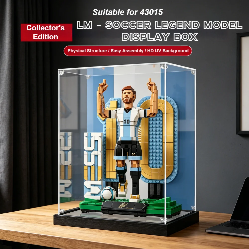 2026 New 3mm Dustproof Display Box for lego 43015 Lionel M-Soccer Legend Model Case Storage Box Organizer(Lego Set not Included)
2026 New 3mm Dustproof Display Box for lego 43015 Lionel M-Soccer Legend Model Case Storage Box Organizer(Lego Set not Included)
