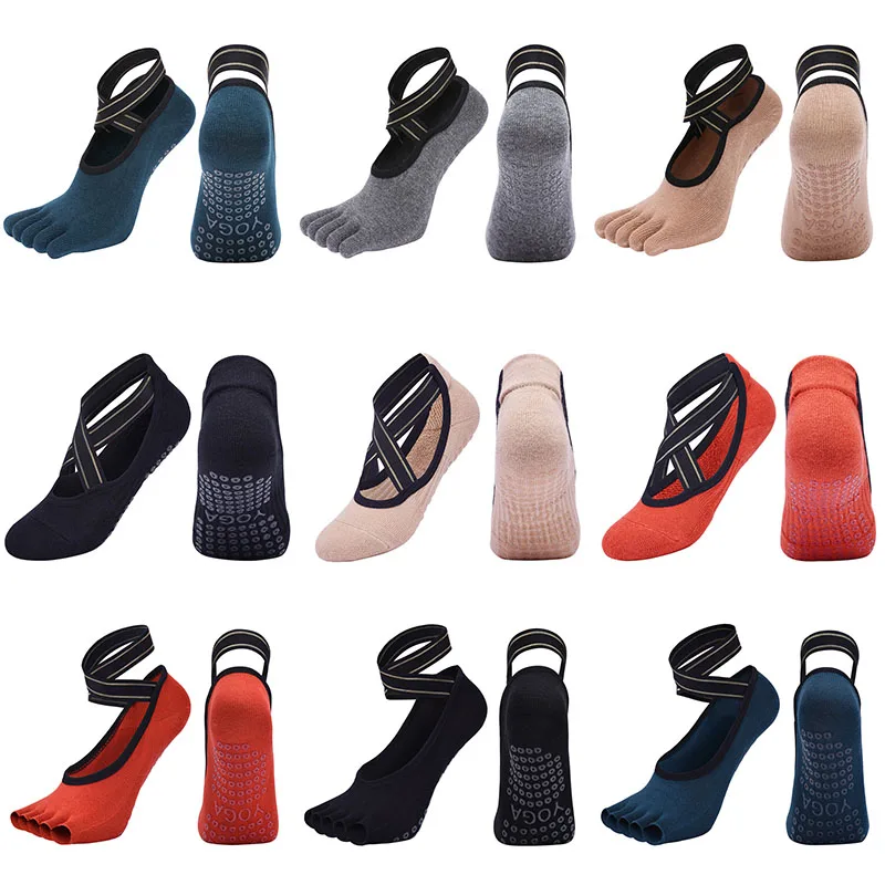Women's Five Finger Yoga Socks Cross Bandage Combed Cotton Split Toe Dance Socks Sports Full Toe TLoor Socks
Women's Five Finger Yoga Socks Cross Bandage Combed Cotton Split Toe Dance Socks Sports Full Toe TLoor Socks