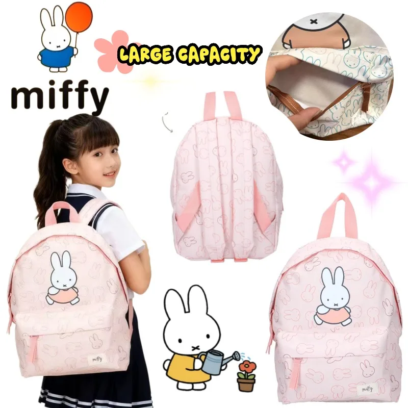 Miffy New Rabbit Print Creative Backpack Cute Kawaii Large Capacity Practical Student Cartoon Portable Lightweight School Bag
Miffy New Rabbit Print Creative Backpack Cute Kawaii Large Capacity Practical Student Cartoon Portable Lightweight School Bag