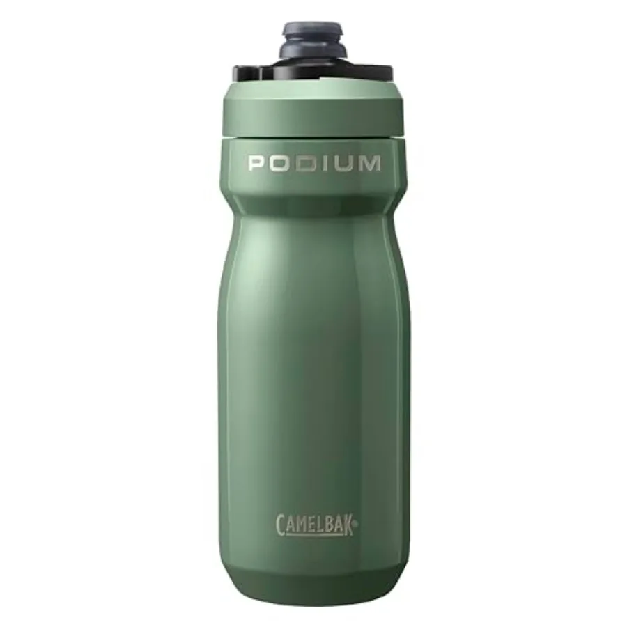 Podium Steel Insulated Stainless Steel Bike Water Bottle, Long‑Lasting Cold Hydration for Cycling Performance, 18oz, Moss
Podium Steel Insulated Stainless Steel Bike Water Bottle, Long‑Lasting Cold Hydration for Cycling Performance, 18oz, Moss