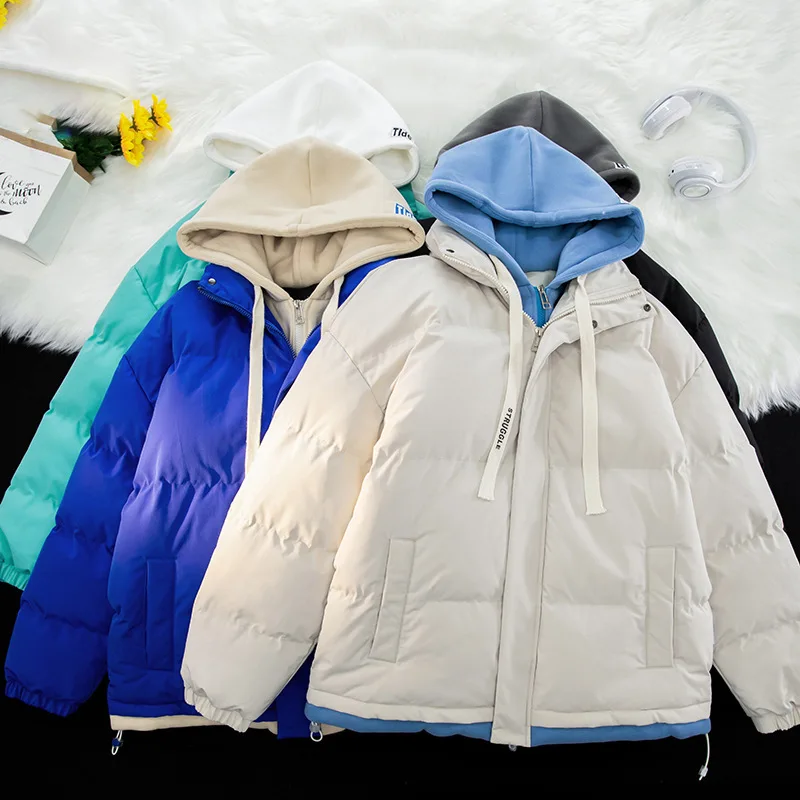 New Men's and Women's Winter Thick Standing Collar Hooded Warm Double Layered Casual Cotton Clothing
New Men's and Women's Winter Thick Standing Collar Hooded Warm Double Layered Casual Cotton Clothing