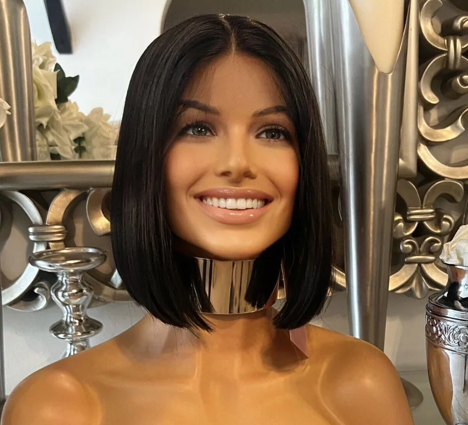 Черные прямые парики-боб с кружевной передней частью 13x4 HD, короткие парики с кружевом, предварительно выщипанные, без клея, синтетические и комбинированные парики с кружевом, 5% натуральных волос
Черные прямые парики-боб с кружевной передней частью 13x4 HD, короткие парики с кружевом, предварительно выщипанные, без клея, синтетические и комбинированные парики с кружевом, 5% натуральных волос