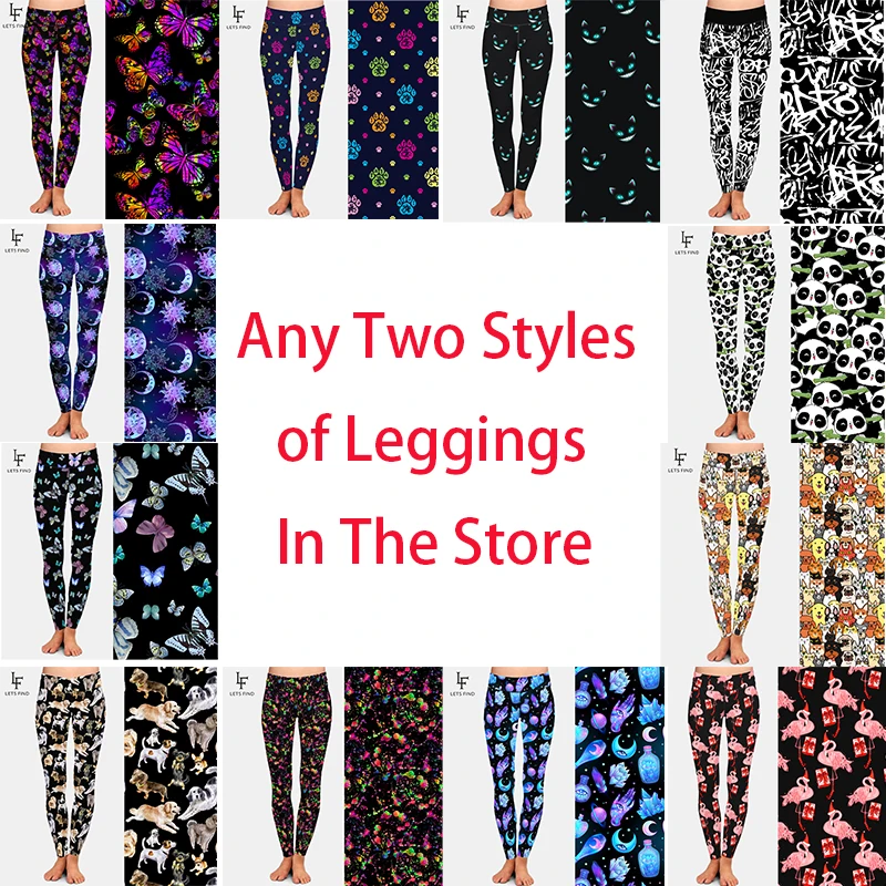 LETSFIND Fashion Women pant Any Two Styles of Leggings In The Store High Qualility Print High Waist Women Fitness Elastic Pants
LETSFIND Fashion Women pant Any Two Styles of Leggings In The Store High Qualility Print High Waist Women Fitness Elastic Pants