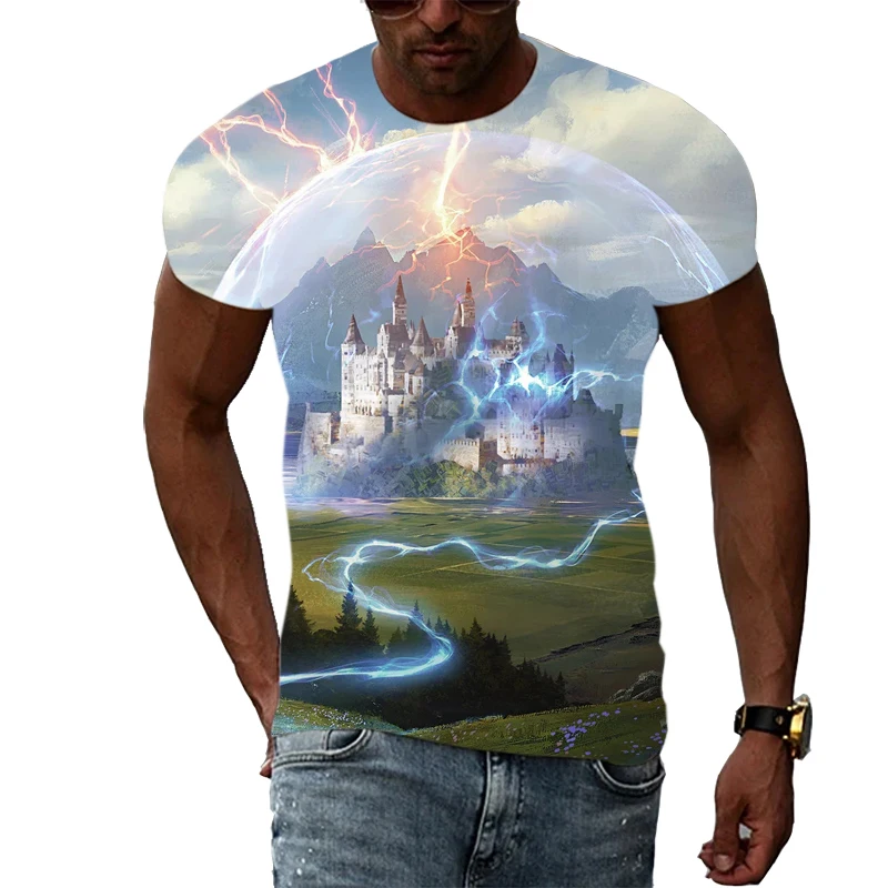 Summer New 3D Dream City graphic t shirts Men Fashion Casual Harajuku Printing streetwear Personality short sleeve t-shirts Top
Summer New 3D Dream City graphic t shirts Men Fashion Casual Harajuku Printing streetwear Personality short sleeve t-shirts Top