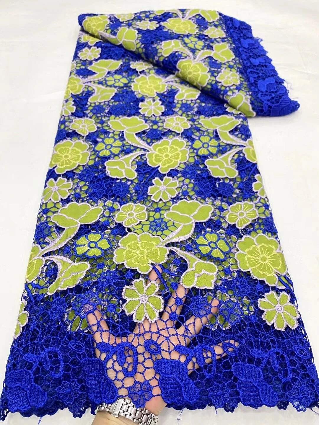 Nigerian Tulle Lace Fabric for Sewing, Wedding Dress, Chiffon Party Guipure, High Quality, Cotton, 5Yard, 2024 DP0166
Nigerian Tulle Lace Fabric for Sewing, Wedding Dress, Chiffon Party Guipure, High Quality, Cotton, 5Yard, 2024 DP0166