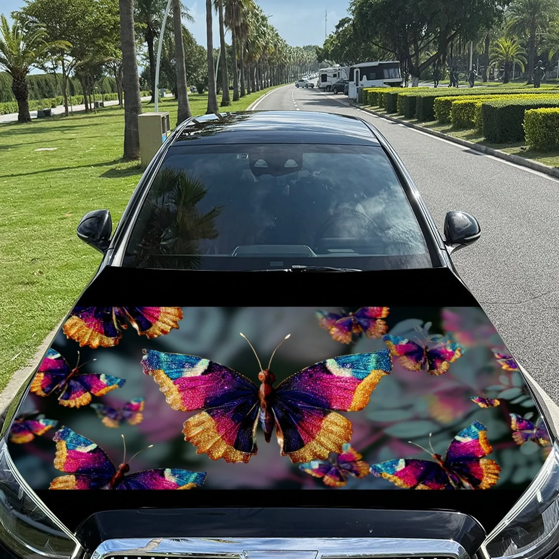 Colorful Butterfly Car Hood Sticker PVC Self Waterproof Stick, Striking Auto Exterior Accessories Decor Protect Gift for Lover
Colorful Butterfly Car Hood Sticker PVC Self Waterproof Stick, Striking Auto Exterior Accessories Decor Protect Gift for Lover