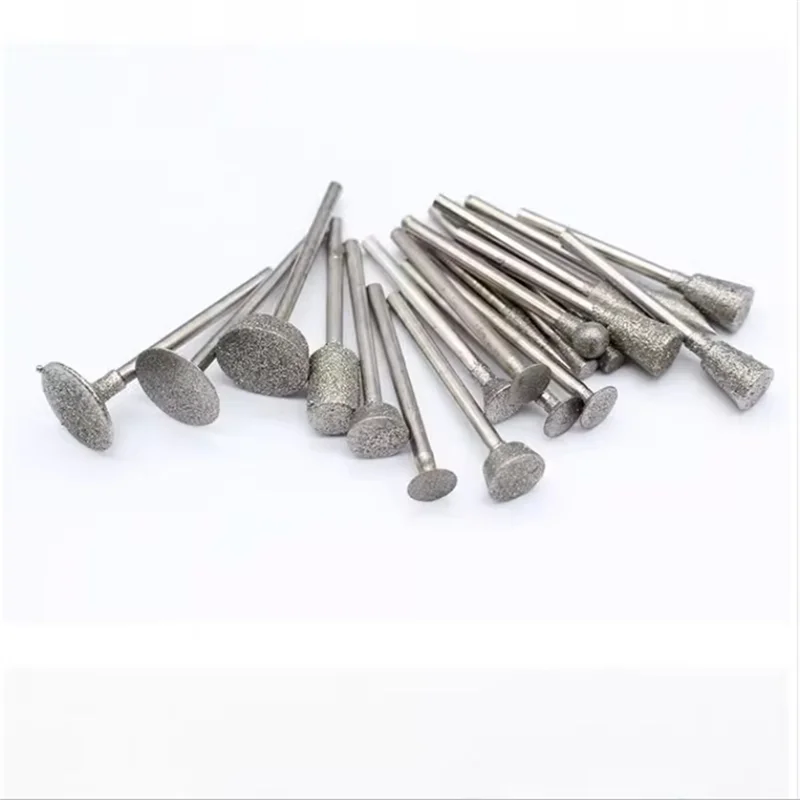 A76K Diamond Grinding Burr Point Engrave Carving Polishing Tool 3Mm Shank 20 Pieces Glass Jade Stone Rotary Drill Bits Set
A76K Diamond Grinding Burr Point Engrave Carving Polishing Tool 3Mm Shank 20 Pieces Glass Jade Stone Rotary Drill Bits Set