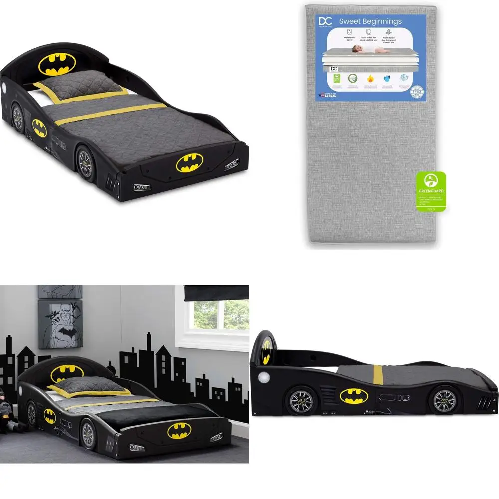 Детская кроватка Sweet Beginnings Deluxe с защитными бортиками и двусторонним матрасом
Детская кроватка Sweet Beginnings Deluxe с защитными бортиками и двусторонним матрасом