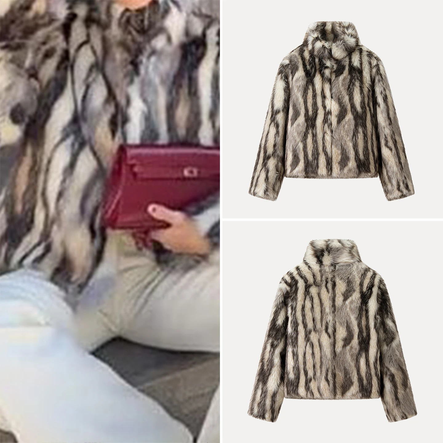 Faionable Quilted Faux Fur Jaet Women's Casual Warm Sle Autumn 2025 Collection Ele Ladylike ort Coat Outerwear
Faionable Quilted Faux Fur Jaet Women's Casual Warm Sle Autumn 2025 Collection Ele Ladylike ort Coat Outerwear