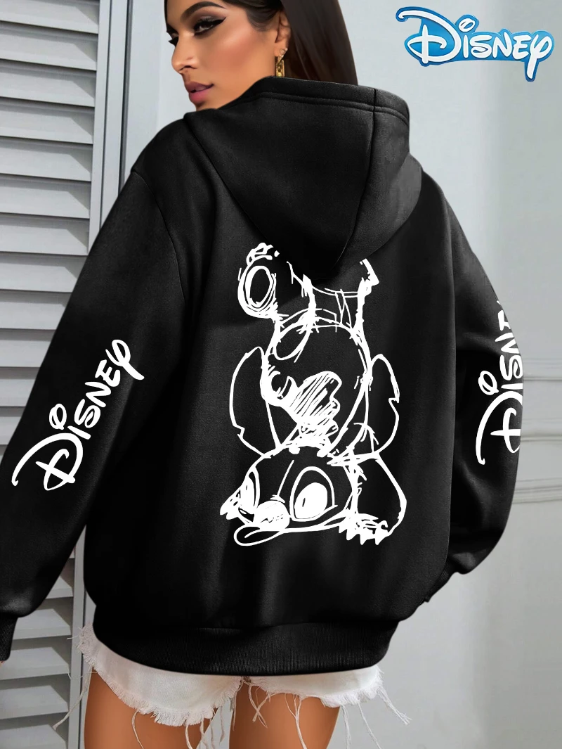 Potdemiel Disney Inverted Stitch casual swear sleeved hooded sweatshirt autumn and winter seasons, Women's clothing
Potdemiel Disney Inverted Stitch casual swear sleeved hooded sweatshirt autumn and winter seasons, Women's clothing