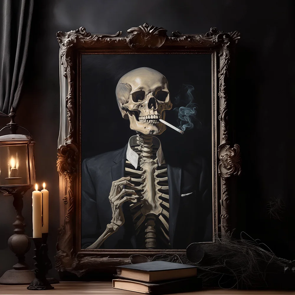 Victorian Vintage Horror Posters Prints Gothic Skull Books And Flowers Dark College Art Canvas Paintings Living Room Home Decor
Victorian Vintage Horror Posters Prints Gothic Skull Books And Flowers Dark College Art Canvas Paintings Living Room Home Decor