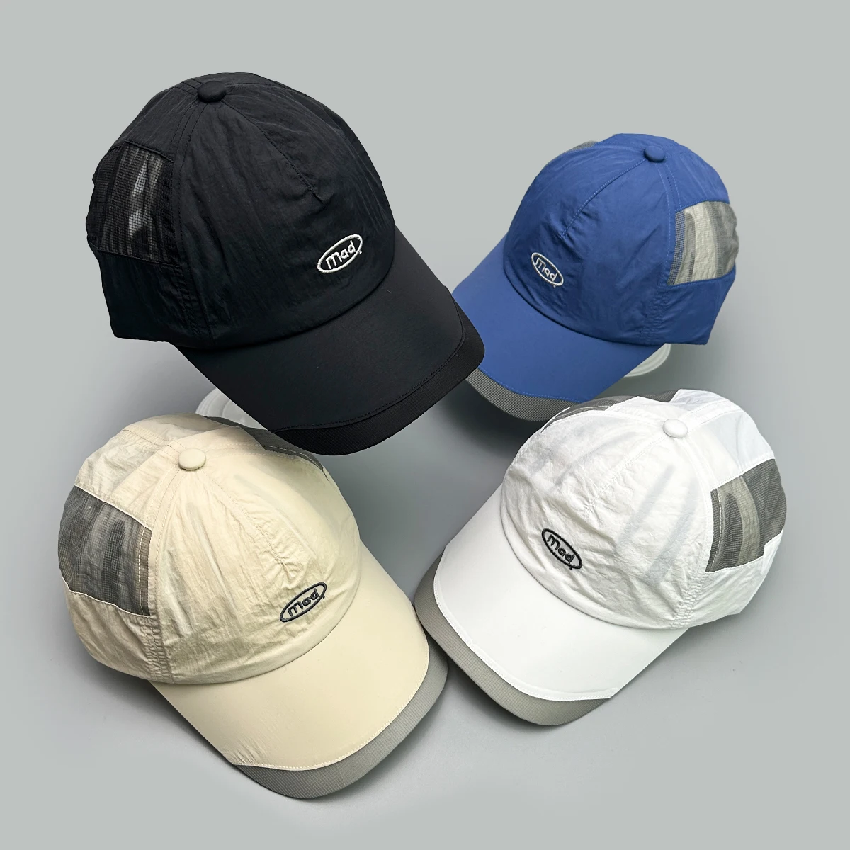 Personal Embroidered mad Letters Baseball Hats New Unisex Breathable Climb Sunshade Quick Drying Versatile Mesh ins Peaked Caps
Personal Embroidered mad Letters Baseball Hats New Unisex Breathable Climb Sunshade Quick Drying Versatile Mesh ins Peaked Caps