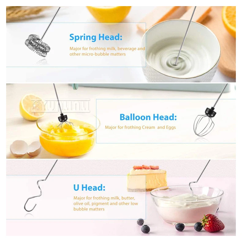 Stainless Steel Electric Milk Frother Handheld Milk Foamer Wireless Coffee Whisk Mixer Portable Milk Mixer Batedeira Portatil
Stainless Steel Electric Milk Frother Handheld Milk Foamer Wireless Coffee Whisk Mixer Portable Milk Mixer Batedeira Portatil