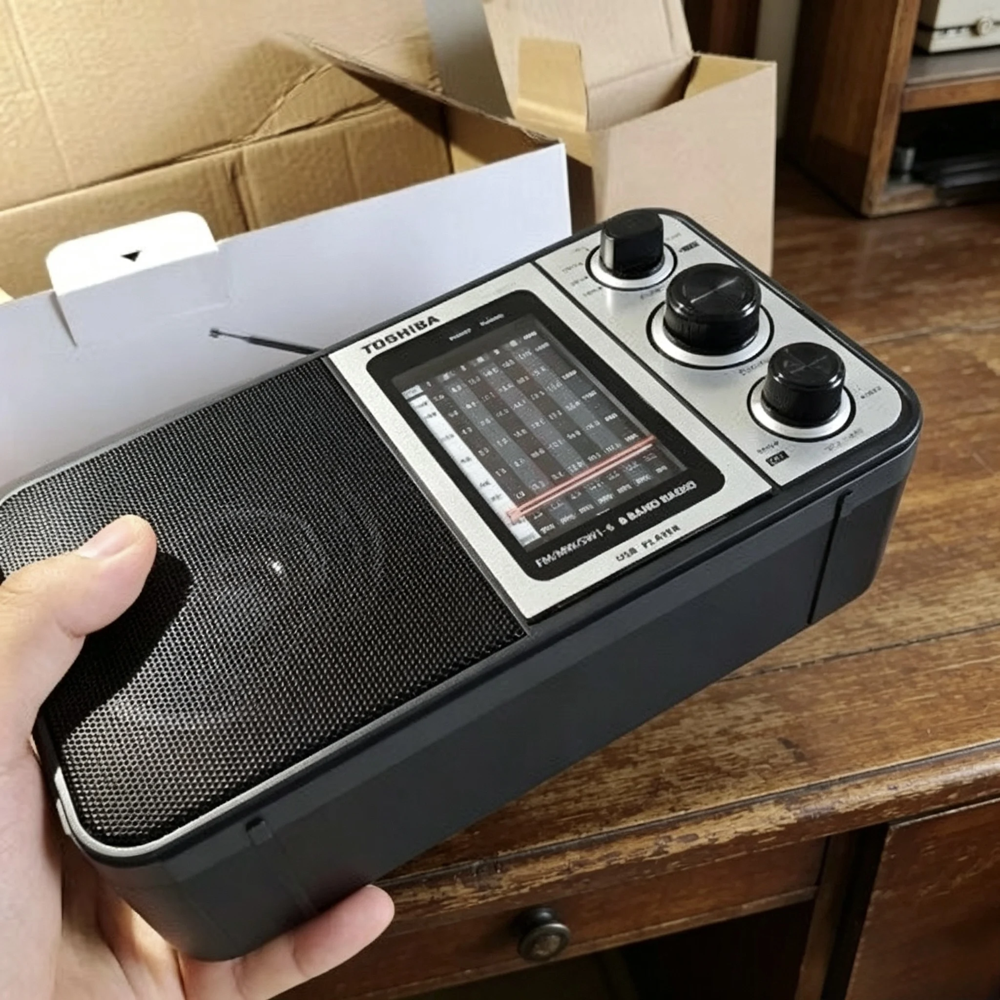 Original genuine TOSHIBA/TY-HRU30 multi-band radio
Original genuine TOSHIBA/TY-HRU30 multi-band radio