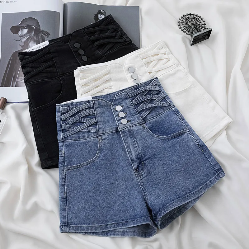 High Waist A-Line Loose Fit Blue Denim Pants Three Buttons Women's Fashionable Versatile Summer Autumn Seasonal Jeans
High Waist A-Line Loose Fit Blue Denim Pants Three Buttons Women's Fashionable Versatile Summer Autumn Seasonal Jeans