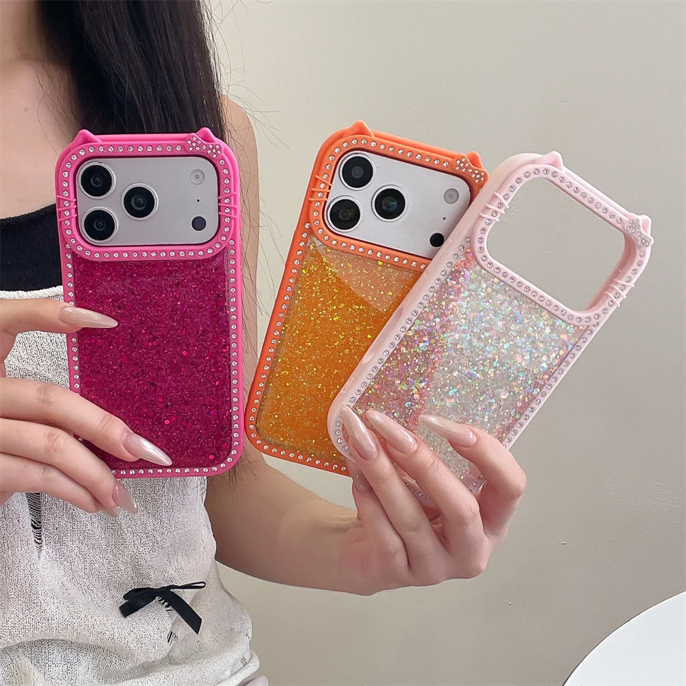Luxury Diamond Hellokitty Camera Phone Case for iPhone 16 Pro 15 plus 17 16 15 17 Pro Max Cover With Chain Fashion Cute Cases
Luxury Diamond Hellokitty Camera Phone Case for iPhone 16 Pro 15 plus 17 16 15 17 Pro Max Cover With Chain Fashion Cute Cases