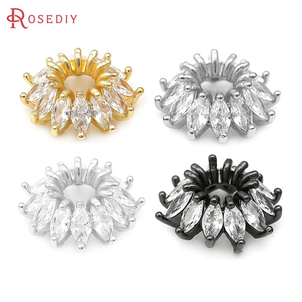 4PCS 18K Gold Color Brass Zircon Horse Eyes Beads Caps Necklace Earrings High Quality Diy Accessories
4PCS 18K Gold Color Brass Zircon Horse Eyes Beads Caps Necklace Earrings High Quality Diy Accessories