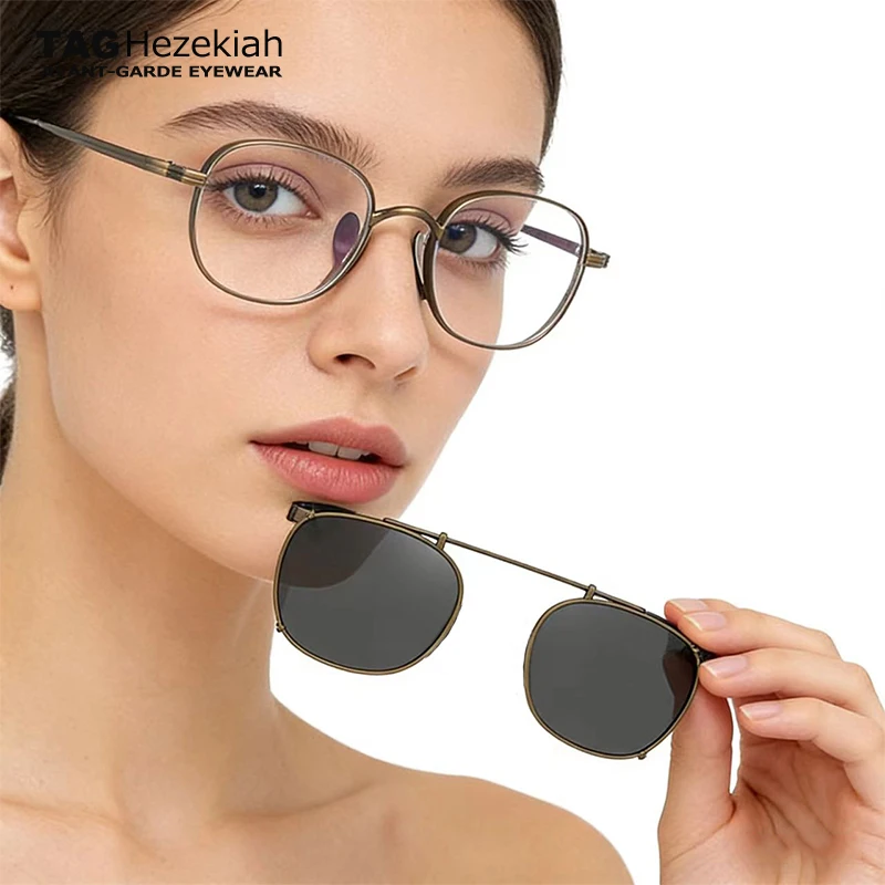 2026 Fashion high quality titanium Polarized Sunglasses Clip driving sun glasses Frame men and women Vintage Brand Eyeglasses
2026 Fashion high quality titanium Polarized Sunglasses Clip driving sun glasses Frame men and women Vintage Brand Eyeglasses