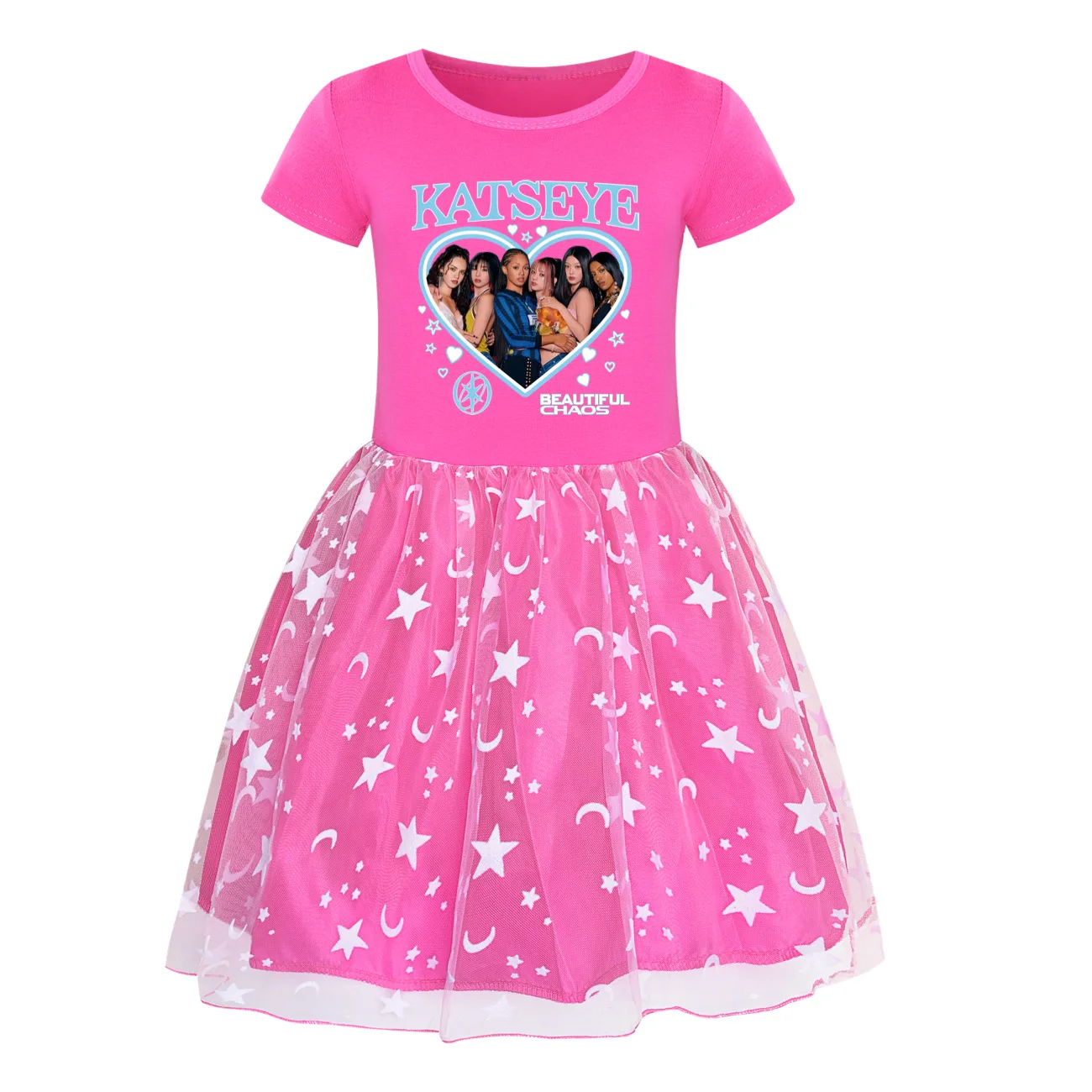 K-pop KATSEYE Dress Kids Summer Cartoon Clothes Baby Girls A-line Short Sleeve Beach Party Vestidos Children Lace Casual Dresses
K-pop KATSEYE Dress Kids Summer Cartoon Clothes Baby Girls A-line Short Sleeve Beach Party Vestidos Children Lace Casual Dresses