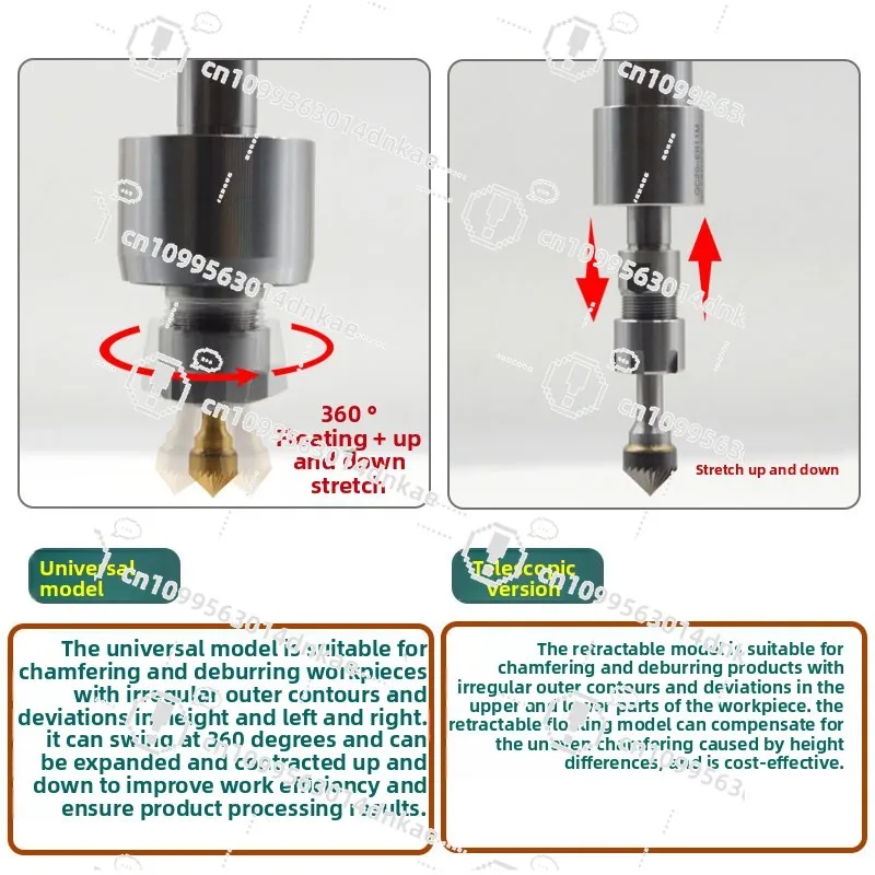 Chamfered Universal Floating Shank Automatic Telescopic Artifact Flexible De-shank Trimming Chamfered Shank Burr Profile
Chamfered Universal Floating Shank Automatic Telescopic Artifact Flexible De-shank Trimming Chamfered Shank Burr Profile