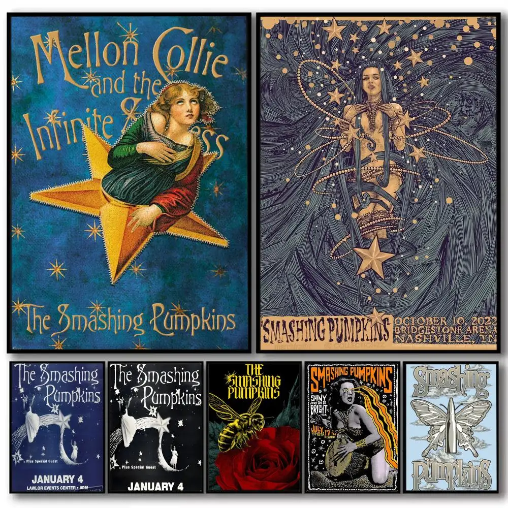 Band The S-smashing Pumpkins Painting Calligraphy High-Quality Cotton Canvas Poster Wall Art for Living Room Modern Home Decor
Band The S-smashing Pumpkins Painting Calligraphy High-Quality Cotton Canvas Poster Wall Art for Living Room Modern Home Decor