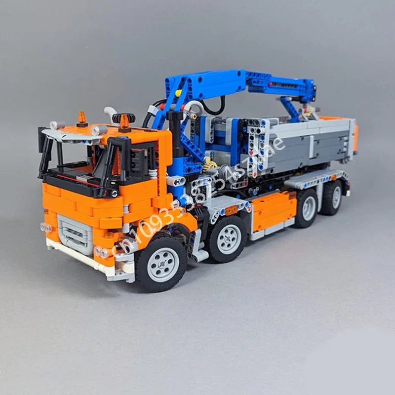 1858PCS MOC 42128 Roll-off Truck Model Building BlocksTechnique Creative Assembly Educational Brick Toys Gifts
1858PCS MOC 42128 Roll-off Truck Model Building BlocksTechnique Creative Assembly Educational Brick Toys Gifts