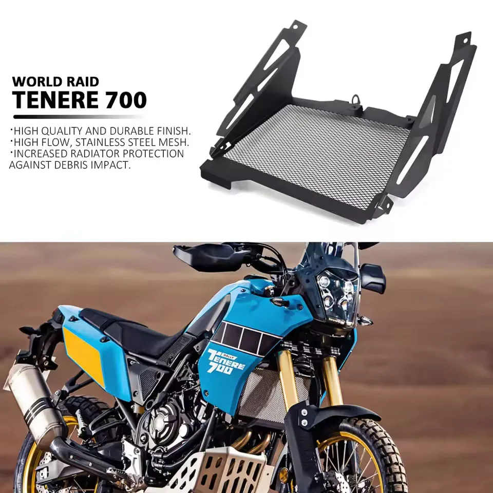 Аксессуары для мотоциклов, защита решетки радиатора, защитная решетка для Yamaha Tenere 700 TENERE 700 WORLD RAID T7
Аксессуары для мотоциклов, защита решетки радиатора, защитная решетка для Yamaha Tenere 700 TENERE 700 WORLD RAID T7