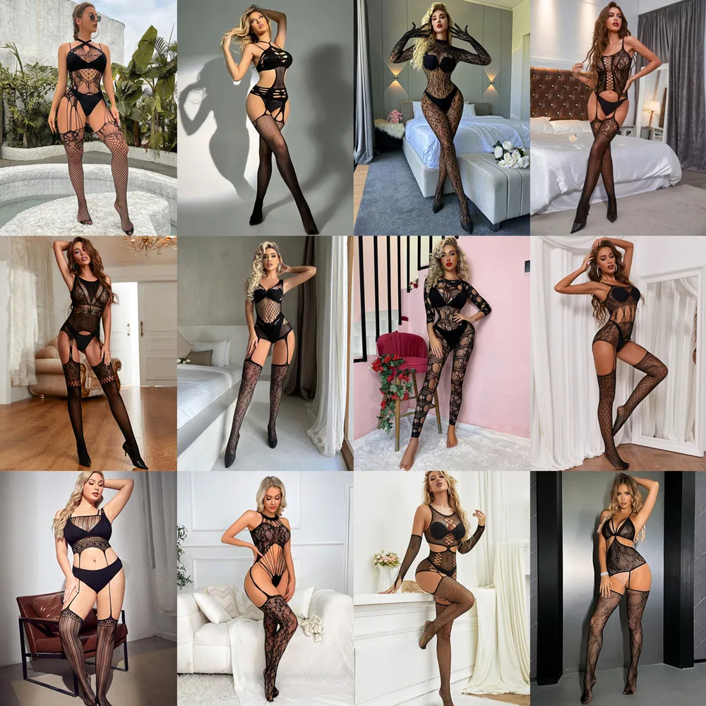 Wedding Night Erotic Product 18 Styles Fishnet Bodystocking For Women Erotic Lingerie Elastic Night Club Jumpsuit Erotic Apparel
Wedding Night Erotic Product 18 Styles Fishnet Bodystocking For Women Erotic Lingerie Elastic Night Club Jumpsuit Erotic Apparel