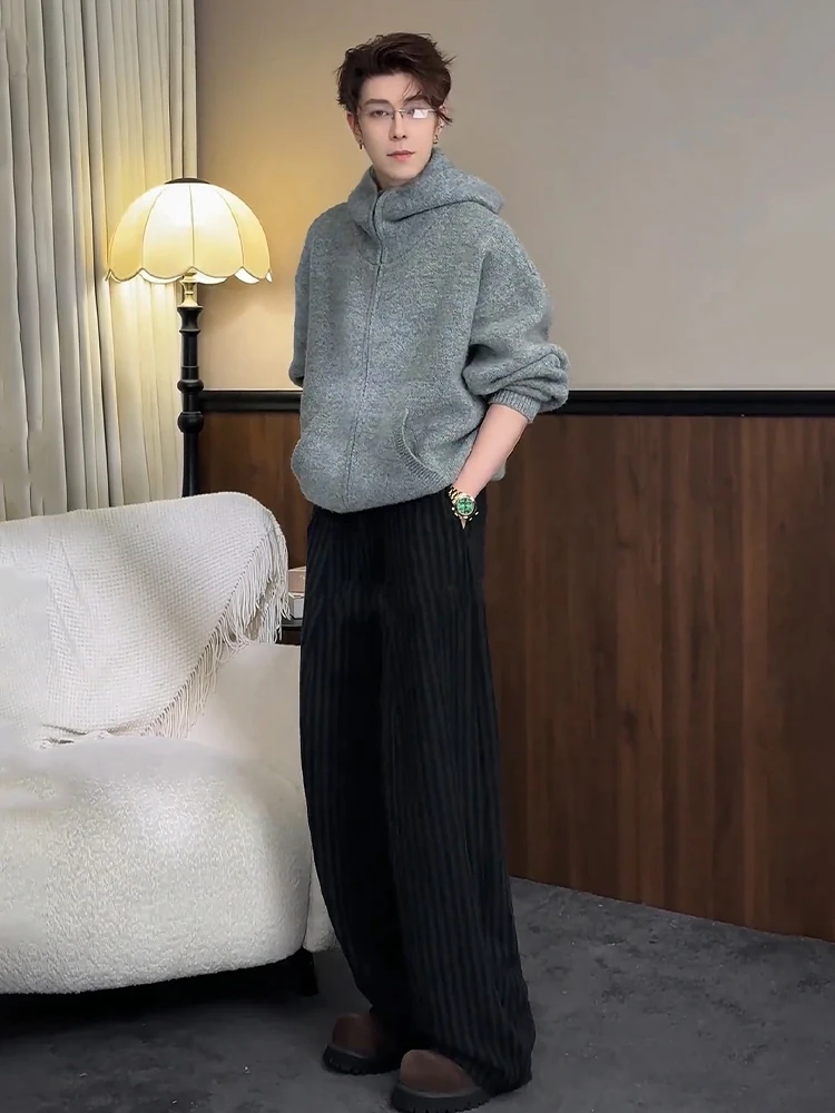 American Lazy Loose Feelings Men's Autumn Winter Thiened Straight Leg Pants Casual Long Trousers Knife Wide Leg
American Lazy Loose Feelings Men's Autumn Winter Thiened Straight Leg Pants Casual Long Trousers Knife Wide Leg