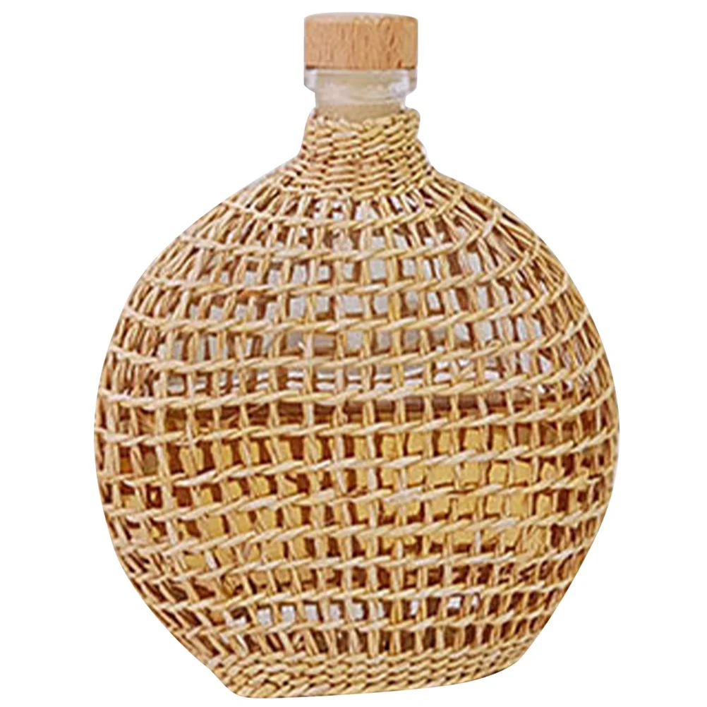 Glass Wine Fermenter Rattan Woven Vase Flower Container Multipurpose for Home Wedding Centerpiece Rattan Vase Bottles
Glass Wine Fermenter Rattan Woven Vase Flower Container Multipurpose for Home Wedding Centerpiece Rattan Vase Bottles