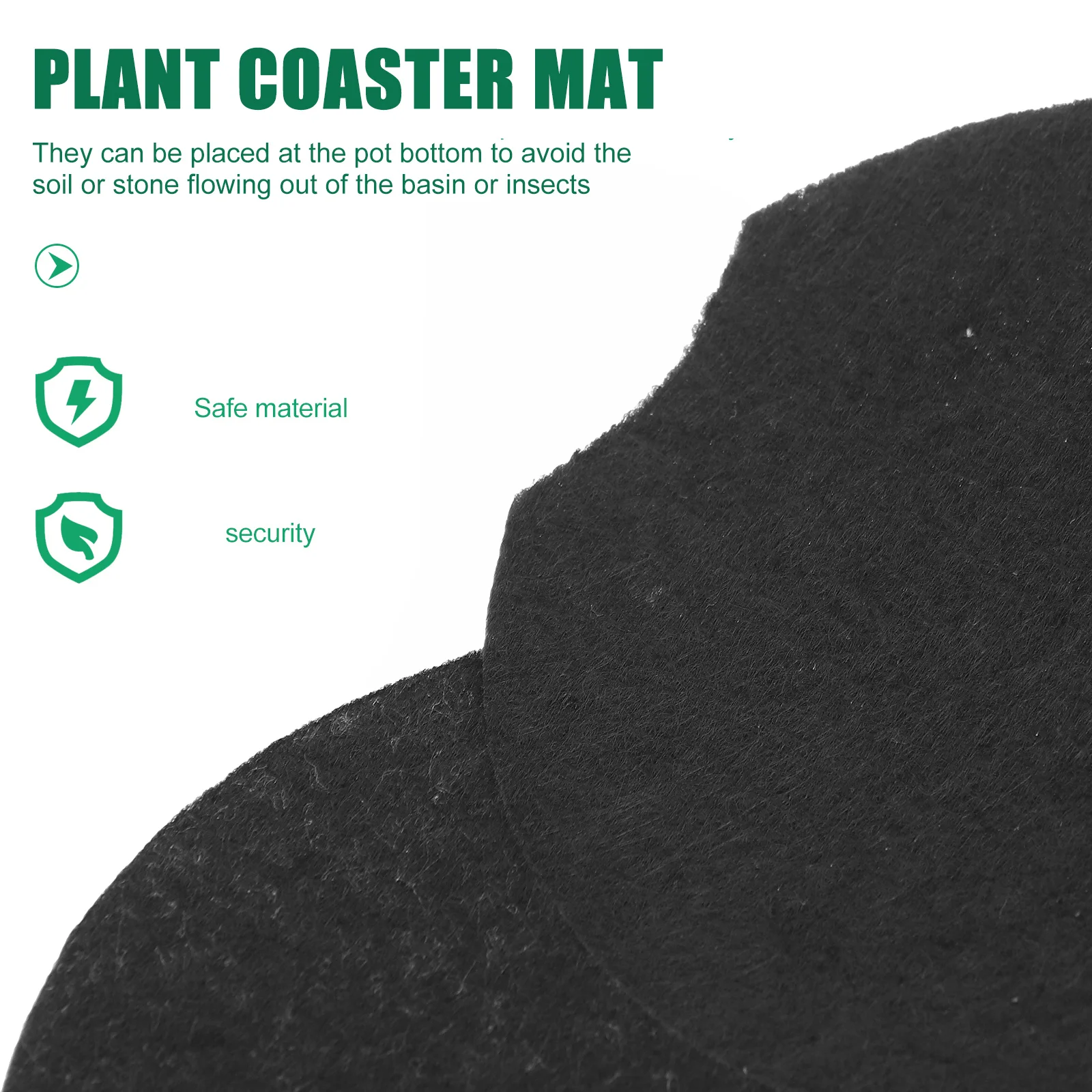 100Pcs Flowerpot Bottom Pads Round Breathable Drainage Mats for Plant Pot Coaster Surface Furniture Protection 
100Pcs Flowerpot Bottom Pads Round Breathable Drainage Mats for Plant Pot Coaster Surface Furniture Protection