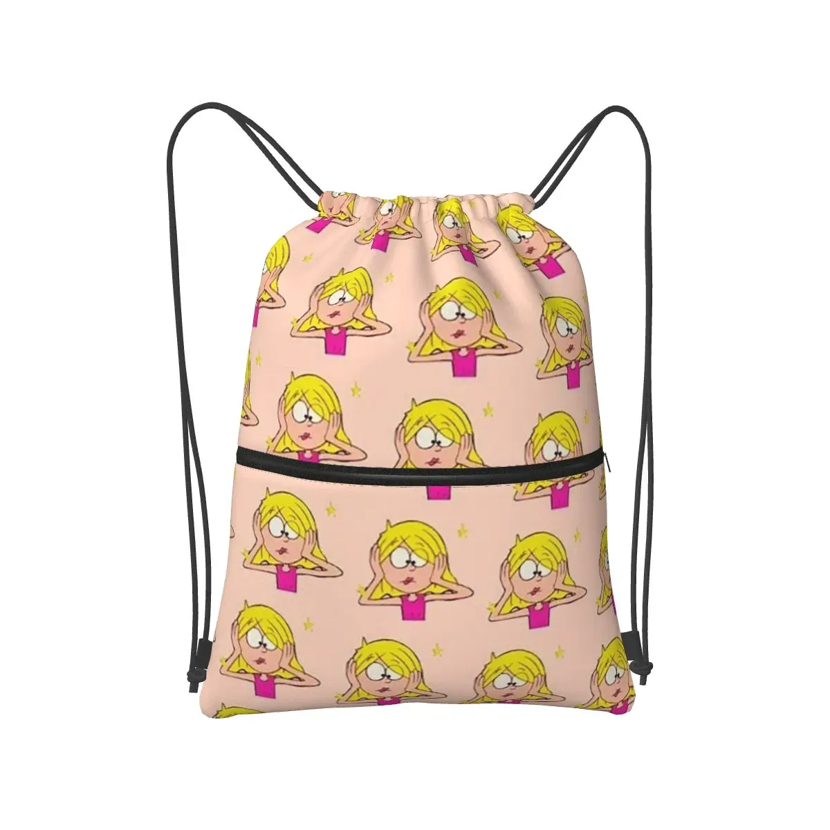 Lizzie Mcguire Cartoon Backpacks Multi-function Drawstring Bags Storage Bag Book Bags for Travel Students
Lizzie Mcguire Cartoon Backpacks Multi-function Drawstring Bags Storage Bag Book Bags for Travel Students