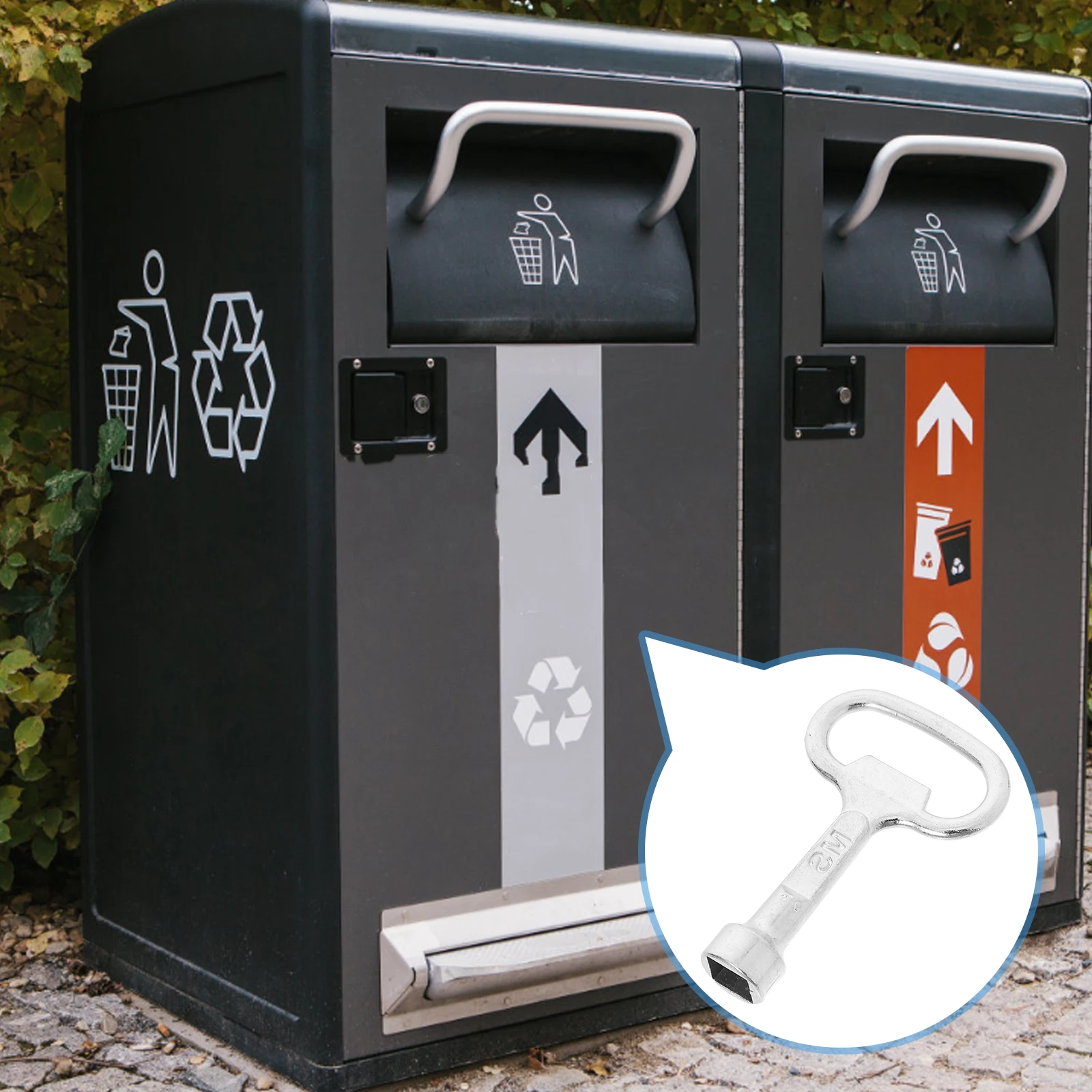 6pcs Trash Bin Key Square Keys for Trash Can Zinc Alloy Outdoor Waste Container Key Rubbish Bin Access Security
6pcs Trash Bin Key Square Keys for Trash Can Zinc Alloy Outdoor Waste Container Key Rubbish Bin Access Security
