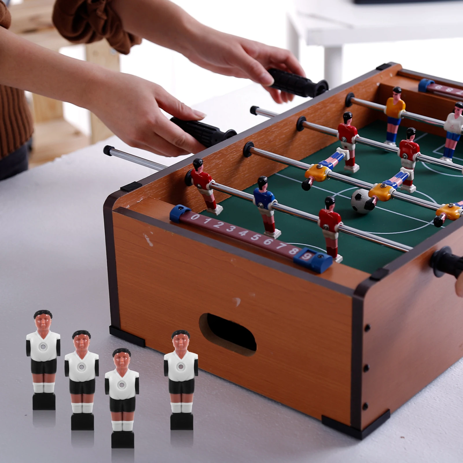 10pcs Table Football Players Resin Made Durable Wear Resistant Replacement Soccer St Rods Accessories
10pcs Table Football Players Resin Made Durable Wear Resistant Replacement Soccer St Rods Accessories