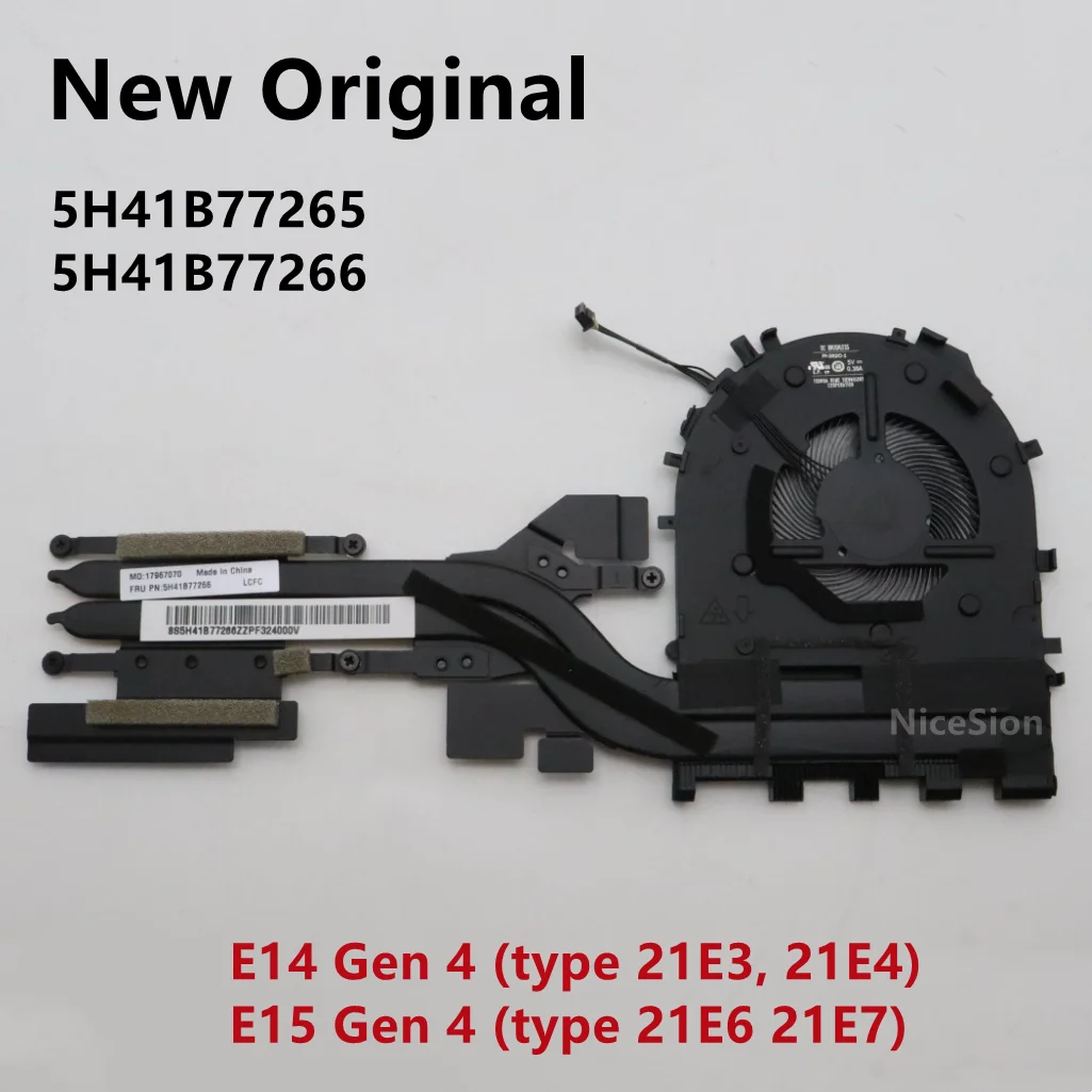 Новый оригинальный охлаждающий вентилятор для ноутбука Lenovo ThinkPad E15 Gen4 E14 Gen4, радиатор, радиатор FRU: 5H41B77265 5H41B77266
Новый оригинальный охлаждающий вентилятор для ноутбука Lenovo ThinkPad E15 Gen4 E14 Gen4, радиатор, радиатор FRU: 5H41B77265 5H41B77266