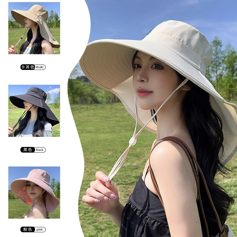 Custom Summer Outdoor Hat with Ponytail Hole Women Korean Fashion Large Brim Face Slimming Cape Fisherman Hat
Custom Summer Outdoor Hat with Ponytail Hole Women Korean Fashion Large Brim Face Slimming Cape Fisherman Hat