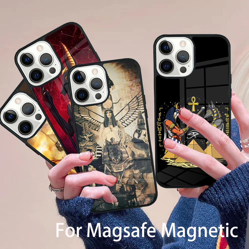 Egypt God Horus And Anubis Phone Case Magesafe Magnetic Wireless Charge Cover For IPhone 16 11 12 13 14 15 Pro Max Plus Mini
Egypt God Horus And Anubis Phone Case Magesafe Magnetic Wireless Charge Cover For IPhone 16 11 12 13 14 15 Pro Max Plus Mini