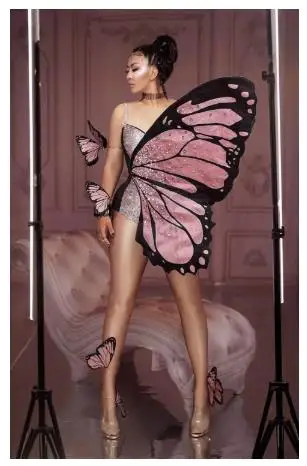 Festival fairy butterfly wings rave accessories rhinestone bodysuit dance clothes women stage birthday party nightclub cosplay
Festival fairy butterfly wings rave accessories rhinestone bodysuit dance clothes women stage birthday party nightclub cosplay