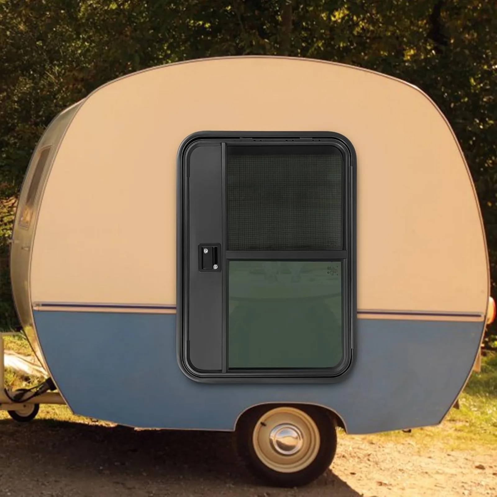 BYMAOCAR 26×36 Inch Left Hand RV Entry Door With Tempered Glass & Key Lock Fits 18-20mm Wall Thickness Black Teardrop Trailer Camper Access Door For RV Caravan Modification
BYMAOCAR 26×36 Inch Left Hand RV Entry Door With Tempered Glass & Key Lock Fits 18-20mm Wall Thickness Black Teardrop Trailer Camper Access Door For RV Caravan Modification