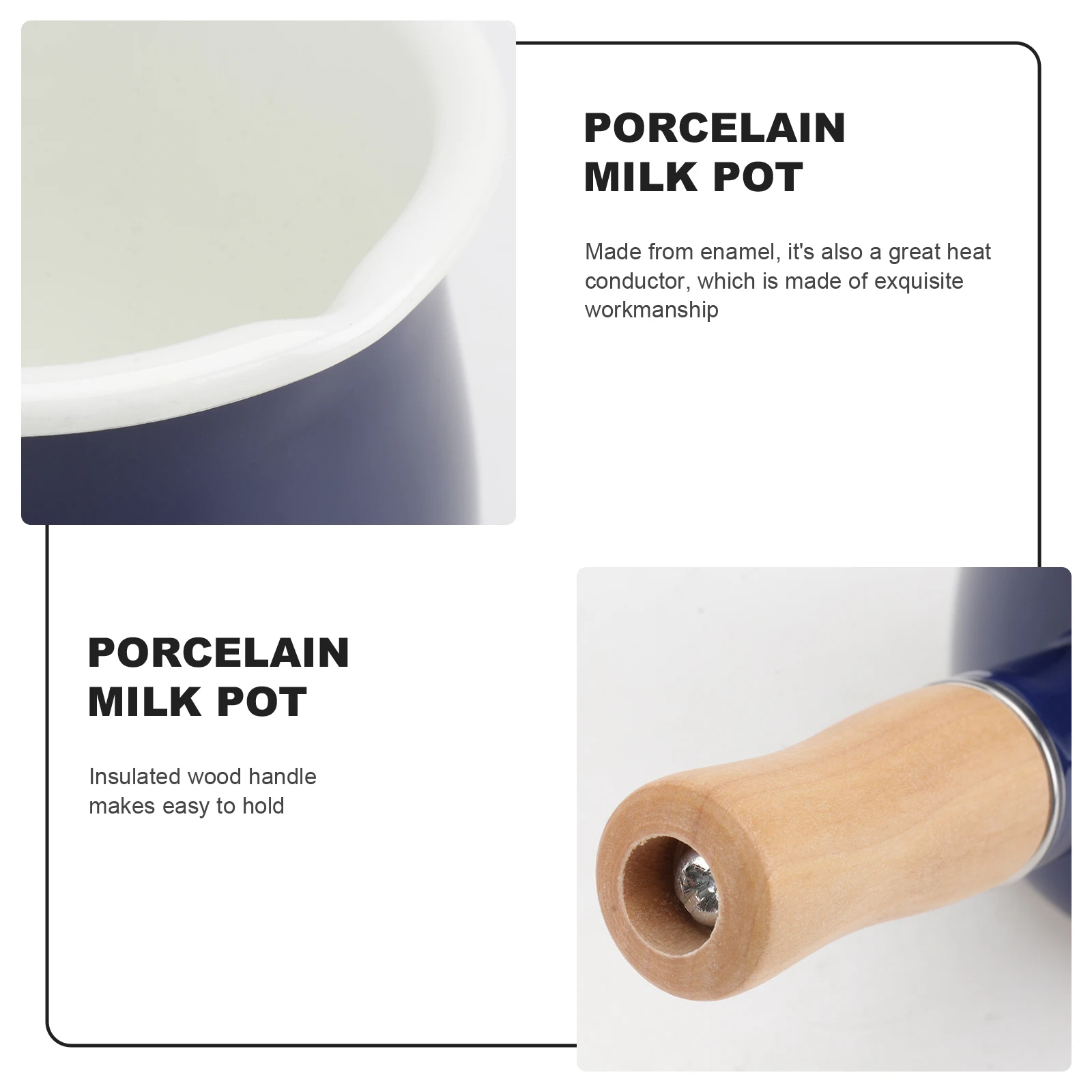 Enamel Pan Small Milk Pot Mini Saucepan Kitchen Cooking Pot Butter Coffee Warmer Creamer Jar High Quality Enameled Insulated
Enamel Pan Small Milk Pot Mini Saucepan Kitchen Cooking Pot Butter Coffee Warmer Creamer Jar High Quality Enameled Insulated