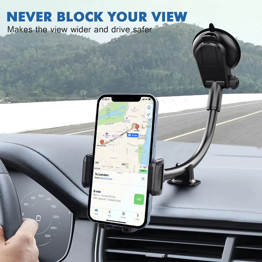 Car suction cup, mobile phone holder can be bent, long hose card, truck windshield anti-shake navigation fixed support frame
Car suction cup, mobile phone holder can be bent, long hose card, truck windshield anti-shake navigation fixed support frame
