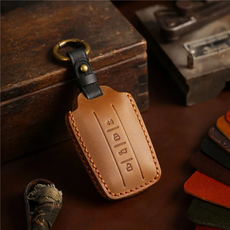 Leather Car Remote Key Cover Case Holder shell Bag Chain Keyring Fob For Great Wall GWM WEY TANK 300 400 500 700 Accessories
Leather Car Remote Key Cover Case Holder shell Bag Chain Keyring Fob For Great Wall GWM WEY TANK 300 400 500 700 Accessories