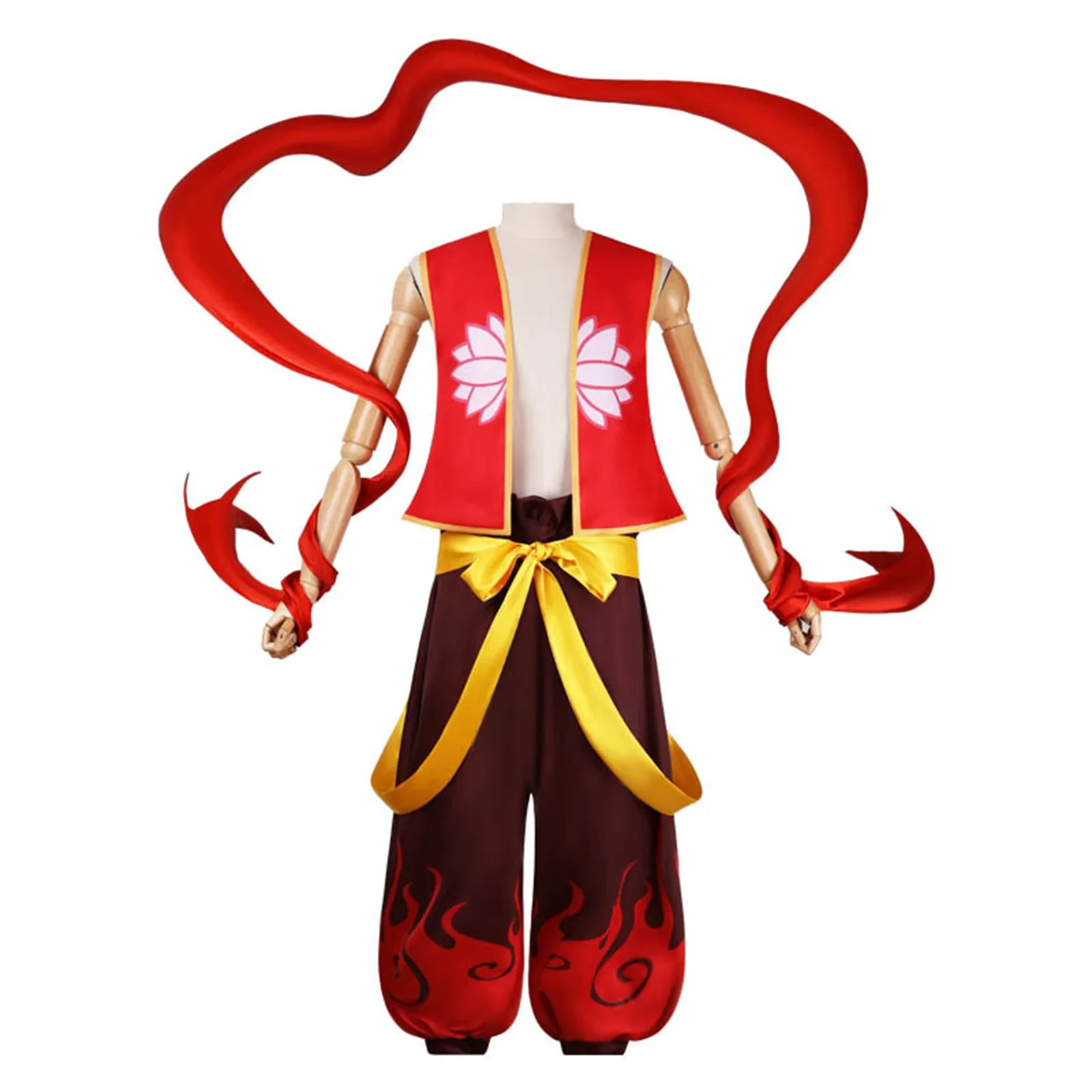 Nezha Chinese Mythological Anime Cosplay Costume Adults Children Parent Child Outfit Red Ribbon Sleeveless Top Complete Set
Nezha Chinese Mythological Anime Cosplay Costume Adults Children Parent Child Outfit Red Ribbon Sleeveless Top Complete Set
