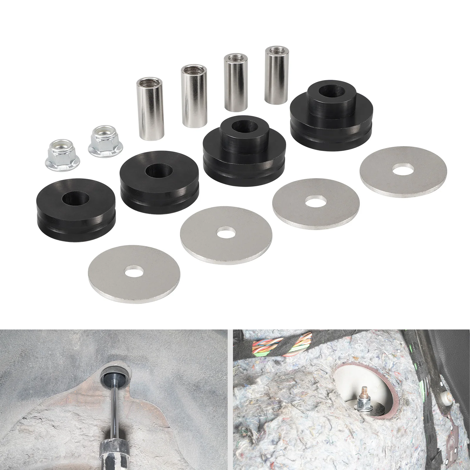BEVINSEE Rear Upper Shock Mount Bushings Polyurethane For BMW E90 E92 E93 E82 E87 E88 E81 E91 2005-2013 33506771737 33506771738
BEVINSEE Rear Upper Shock Mount Bushings Polyurethane For BMW E90 E92 E93 E82 E87 E88 E81 E91 2005-2013 33506771737 33506771738