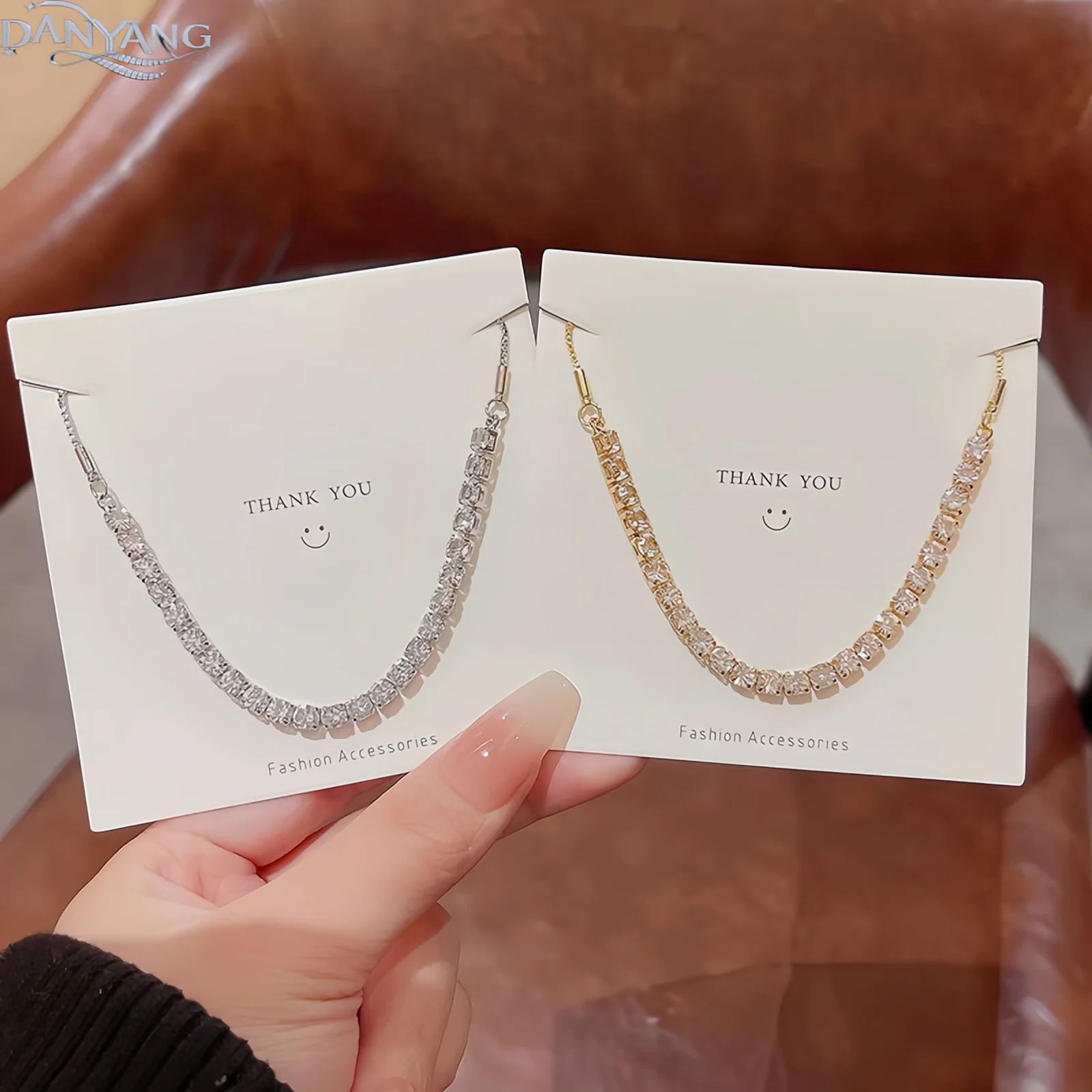 Adjustable S925 Sterling Silver Gold - Plated Cubic Zirconia Bracelet, a Summer Gift
Adjustable S925 Sterling Silver Gold - Plated Cubic Zirconia Bracelet, a Summer Gift