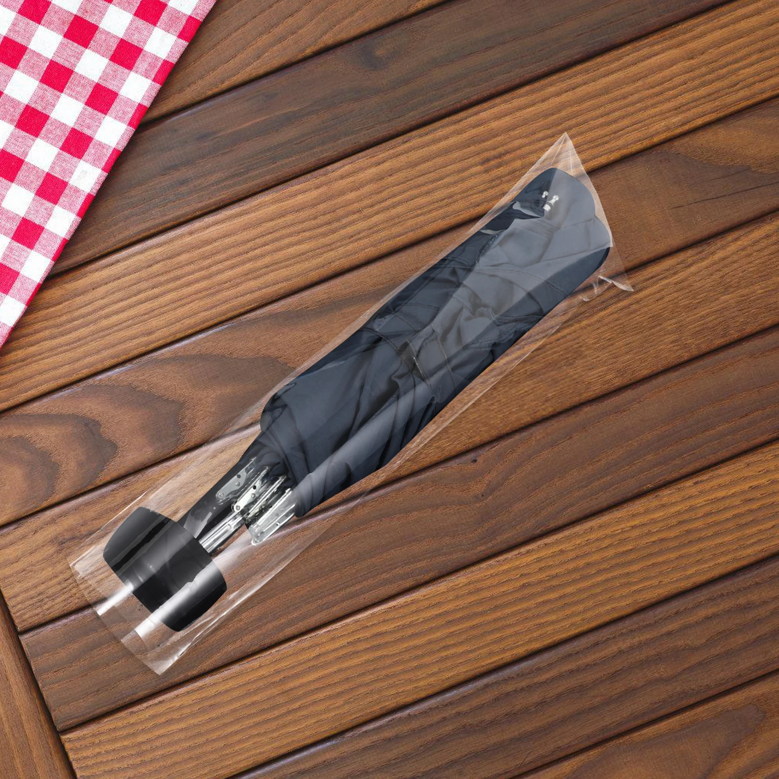 100pcs Clear Umbrella Bag OPP Wear Resistant Tear Proof Portable Rain Travel Storage Foldable Lightweight Umbrella Cover
100pcs Clear Umbrella Bag OPP Wear Resistant Tear Proof Portable Rain Travel Storage Foldable Lightweight Umbrella Cover