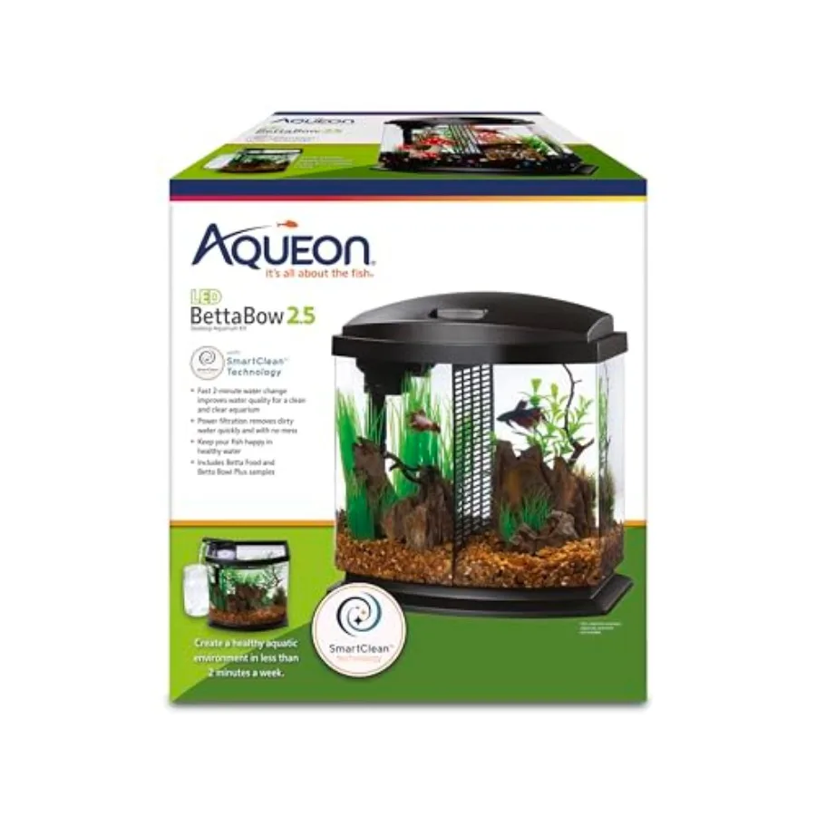 00800198: Aquarium Kit BettaBow Led Blk 2.5G
00800198: Aquarium Kit BettaBow Led Blk 2.5G