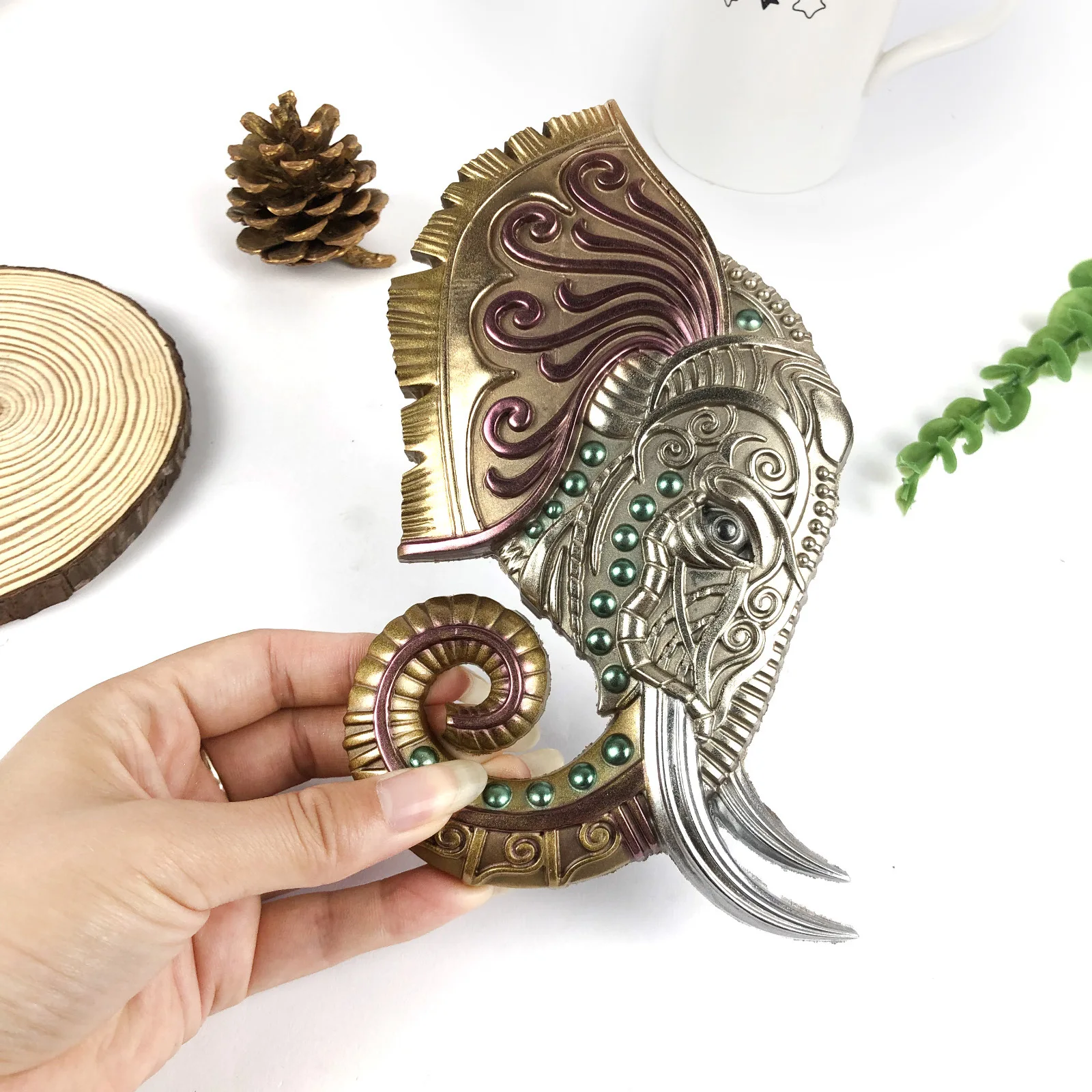 Semi-dimensional Elephant Silicone Mold Wall Decoration Pendant Crystal Animal Series Epoxy Resin Molds Casting Mould Hanging
Semi-dimensional Elephant Silicone Mold Wall Decoration Pendant Crystal Animal Series Epoxy Resin Molds Casting Mould Hanging