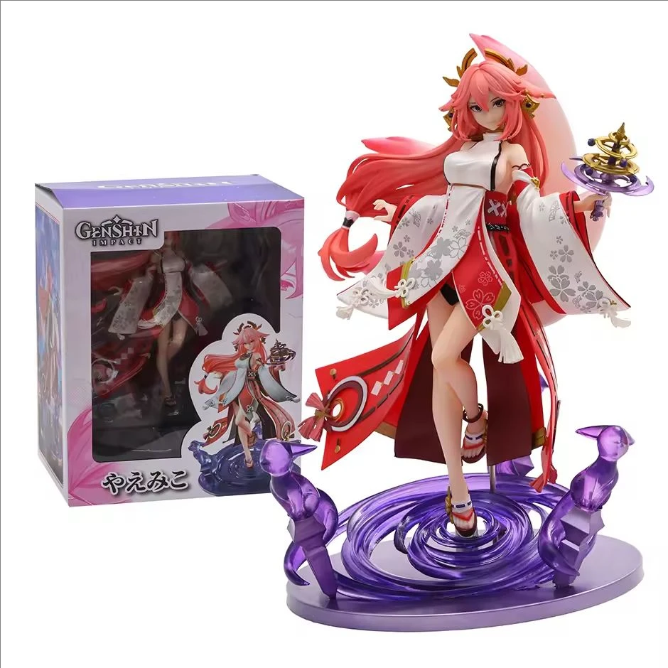 Genshin Impact Yae Miko Figure Yaemiko Anime Figures Removable Clothing Girl Sexy Action Figurine Collectible Model Doll Toys 
Genshin Impact Yae Miko Figure Yaemiko Anime Figures Removable Clothing Girl Sexy Action Figurine Collectible Model Doll Toys