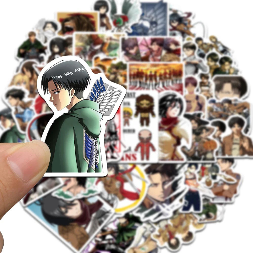 10/30/50pcs Attack on Titan Graffiti Stickers Japan Anime Decals for Kid DIY Stationery Phone Luggage Waterproof Cool Sticker
10/30/50pcs Attack on Titan Graffiti Stickers Japan Anime Decals for Kid DIY Stationery Phone Luggage Waterproof Cool Sticker